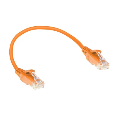 Kép 2/2 - ACT CAT6 U-UTP Patch Cable 0,15m Orange