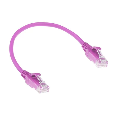 Kép 2/2 - ACT CAT6 U-UTP Patch Cable 0,15m Pink