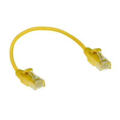 Kép 2/2 - ACT CAT6 U-UTP Patch Cable 0,15m Yellow