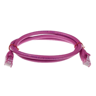 Kép 2/2 - ACT CAT6 U-UTP Patch Cable 1,5m Pink
