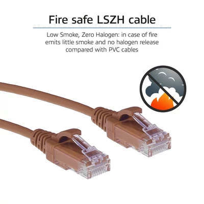 Kép 7/7 - ACT CAT6 U-UTP Patch Cable 2m Brown