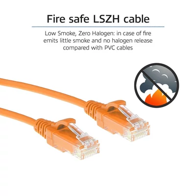 Kép 7/7 - ACT CAT6 U-UTP Patch Cable 3m Orange