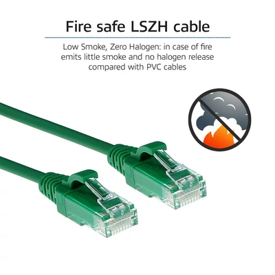 Kép 7/7 - ACT CAT6 U-UTP Patch Cable 7m Green