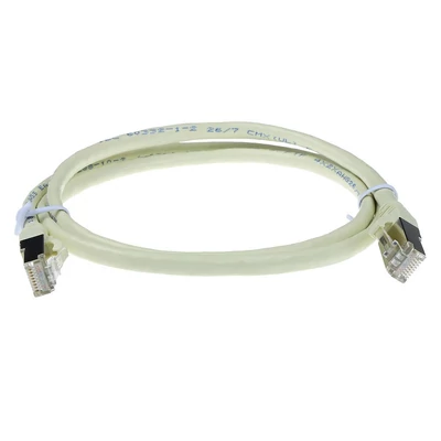 Kép 2/2 - ACT CAT6A S-FTP Patch Cable 0,25m Ivory
