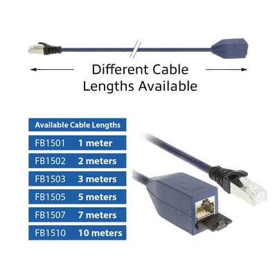 Kép 6/6 - ACT CAT6A S-FTP Patch Cable 2m Blue
