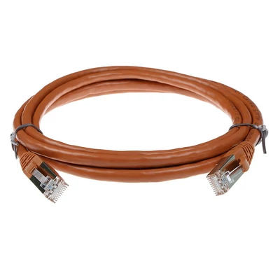 Kép 2/2 - ACT CAT6A S-FTP Patch Cable 2m Brown