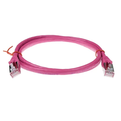 Kép 2/2 - ACT CAT6A S-FTP Patch Cable 30m Pink
