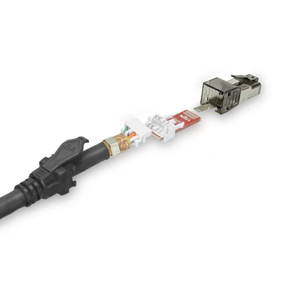Kép 8/8 - ACT CAT6A S-FTP Patch Cable 3m Black