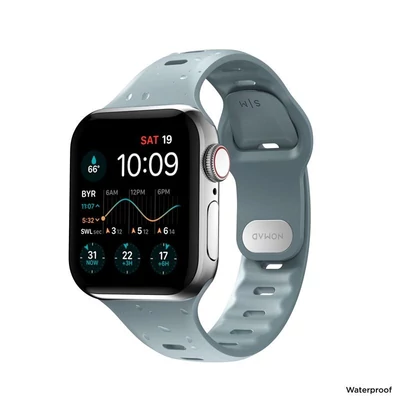 Kép 4/5 - Nomad Sport Slim Strap S/M, glacier blue - Apple Watch 7 (41mm)/6/SE/5/4 (40mm)/3/2/1 (38mm)