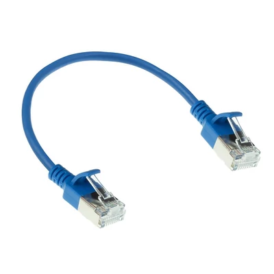 Kép 2/7 - ACT CAT6A U-FTP Patch Cable 0,15m Blue