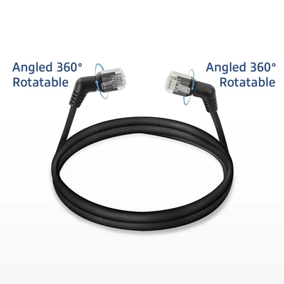 Kép 3/9 - ACT CAT6A U-FTP Patch Cable 10m Black