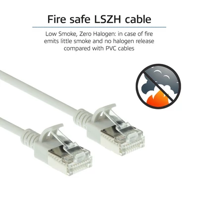 Kép 5/5 - ACT CAT6A U-FTP Patch Cable 2m Grey