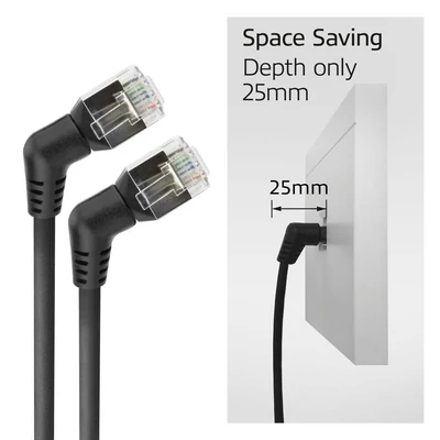 Kép 6/9 - ACT CAT6A U-FTP Patch Cable 3m Black