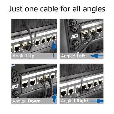 Kép 9/9 - ACT CAT6A U-FTP Patch Cable 7m Black
