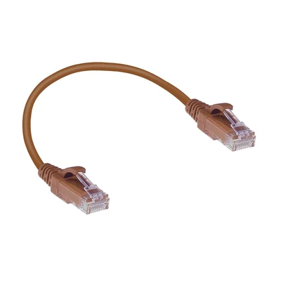 Kép 2/7 - ACT CAT6A U-UTP Patch Cable 0,5m Brown