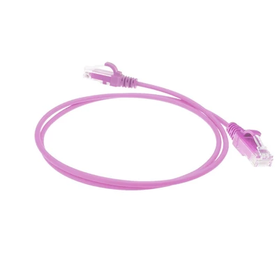 Kép 2/7 - ACT CAT6A U-UTP Patch Cable 1m Pink