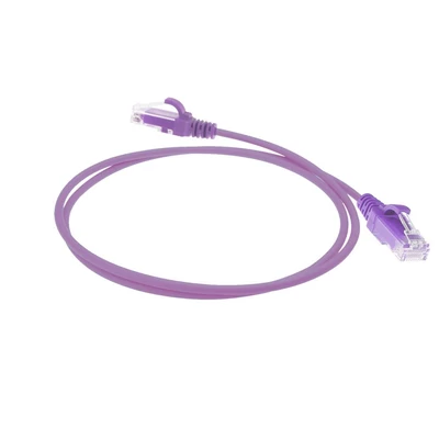 Kép 2/7 - ACT CAT6A U-UTP Patch Cable 2m Purple