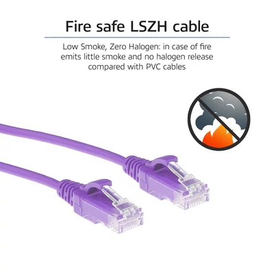 Kép 7/7 - ACT CAT6A U-UTP Patch Cable 2m Purple