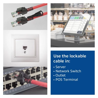 Kép 5/5 - ACT CAT6A U-UTP Patch Cable 5m Red