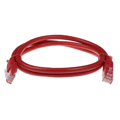 Kép 2/2 - ACT CAT6A U-UTP Patch Cable 5m Red