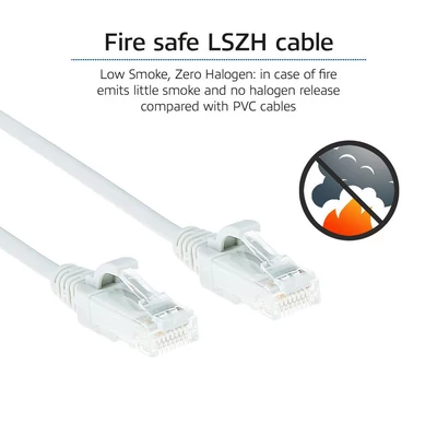 Kép 7/7 - ACT CAT6A U-UTP Patch Cable 5m White