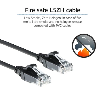 Kép 7/7 - ACT CAT6A U-UTP Patch Cable 7m Black