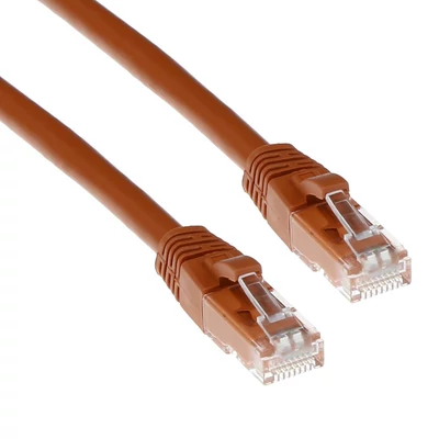 ACT CAT6A U-UTP Patch Cable 7m Brown