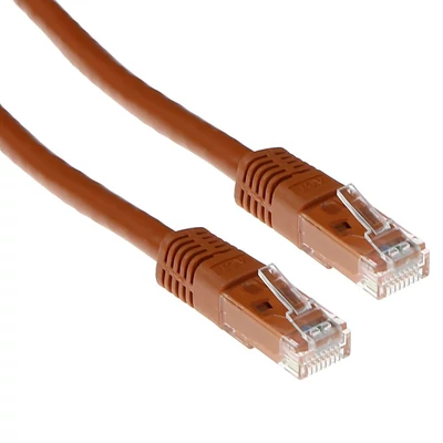 ACT CAT6A U-UTP Patch Cable 7m Brown