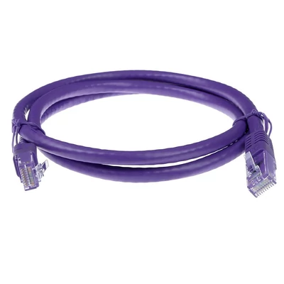 Kép 2/2 - ACT CAT6A U-UTP Patch Cable 7m Purple