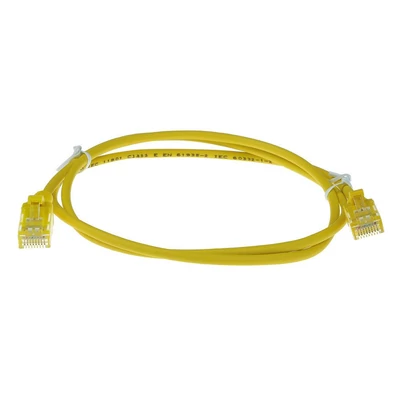 Kép 2/7 - ACT CAT6A U-UTP Patch Cable 7m Yellow
