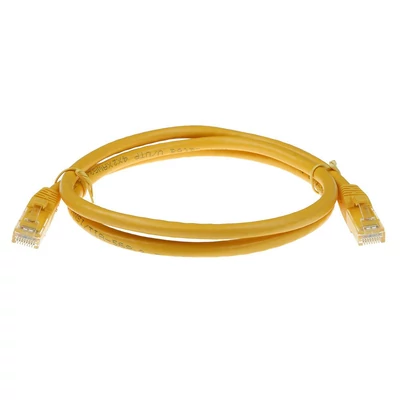 Kép 2/2 - ACT CAT6A U-UTP Patch Cable 7m Yellow