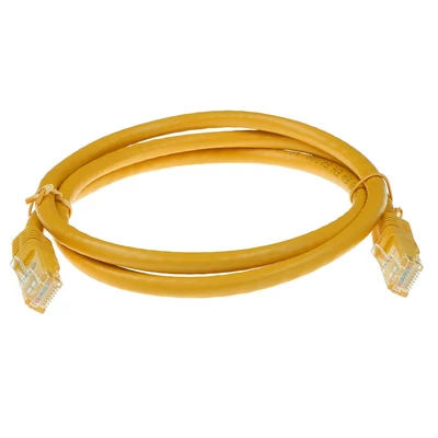 Kép 2/2 - ACT CAT6A U-UTP Patch Cable 7m Yellow