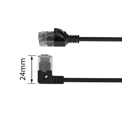 Kép 5/9 - ACT CAT6A U/UTP Patch Cable 0,25m Black