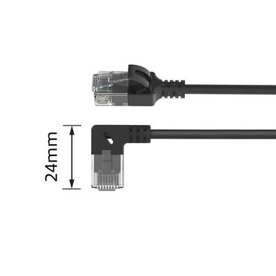 Kép 5/9 - ACT CAT6A U/UTP Patch Cable 0,25m Black