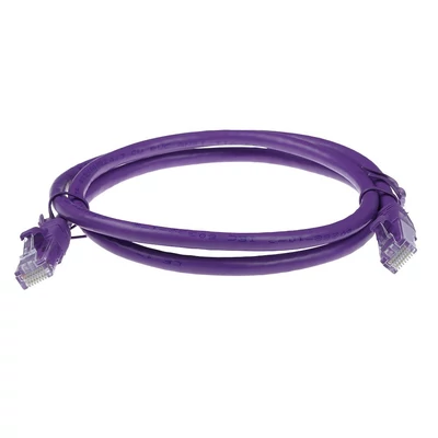 Kép 2/2 - ACT CAT6A U-UTP Patch Cable 7m Purple