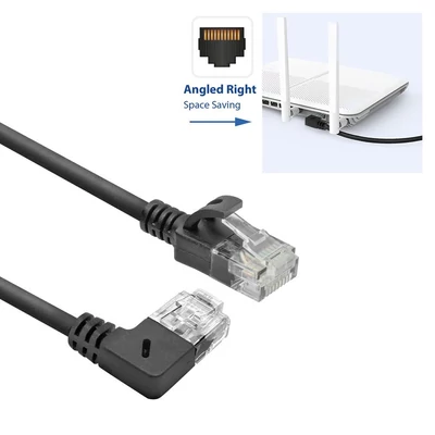 Kép 4/9 - ACT CAT6A U/UTP Patch Cable 0,5m Black