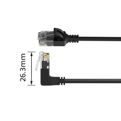 Kép 5/11 - ACT CAT6A U/UTP Patch Cable 0,5m Black