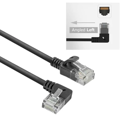 ACT CAT6A U/UTP Patch Cable 1,5m Black
