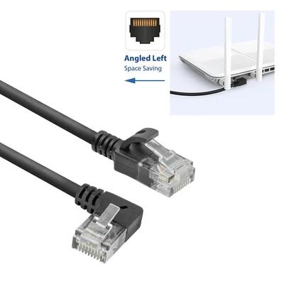 Kép 4/9 - ACT CAT6A U/UTP Patch Cable 1m Black