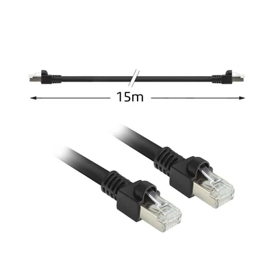 Kép 7/8 - ACT CAT7 S-FTP Patch Cable 15m Black