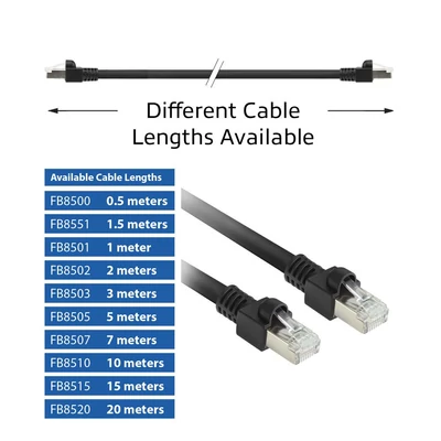 Kép 8/8 - ACT CAT7 S-FTP Patch Cable 5m Black