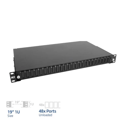 Kép 2/5 - ACT Fiber panel  48 ports unloaded