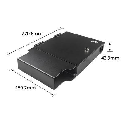 Kép 10/13 - ACT Fiber patch box for Pre-terminated and MTP/MPO adapters 1 slot