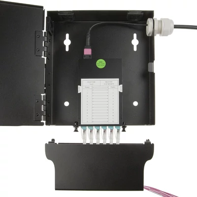 Kép 7/13 - ACT Fiber patch box for Pre-terminated and MTP/MPO adapters 1 slot