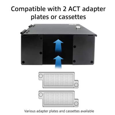 Kép 11/16 - ACT Fiber patch box for Pre-terminated and MTP/MPO adapters 2 slots