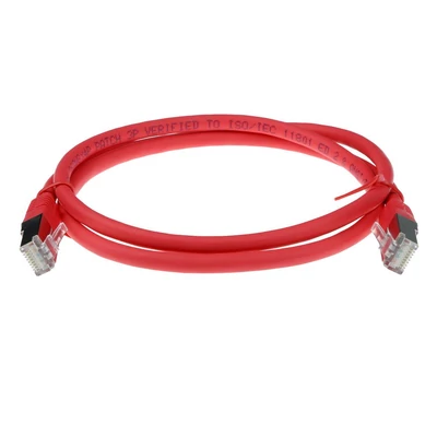Kép 2/2 - ACT CAT6A S-FTP Patch Cable 3m Red