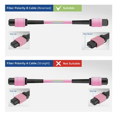 Kép 9/11 - ACT HDMI to MTP/MPO adapter set to extend an HDMI connection up to 8K@60Hz Violet