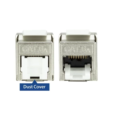 Kép 5/10 - ACT Keystone Jack RJ45 CAT6A Shielded toolless with shutter