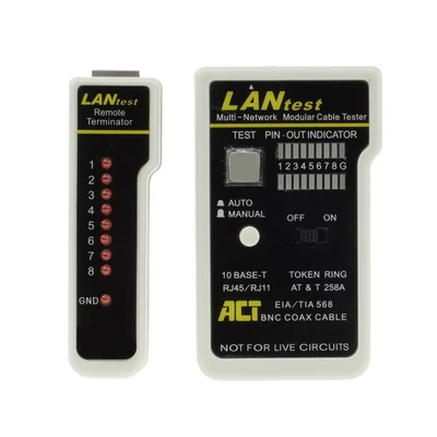 Kép 7/7 - ACT LAN cable tester UTP/ STP/BNC