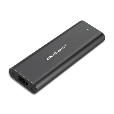 Kép 4/9 - Qoltec USB3.1 Enclosure for M.2 SATA SSD Black